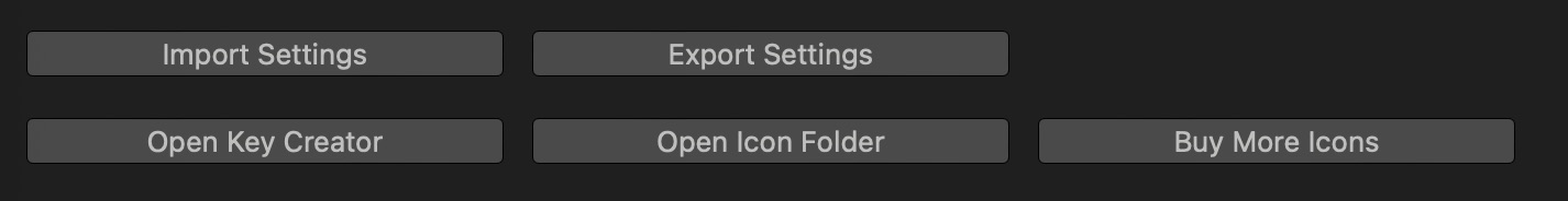 commandpost import export profile settings