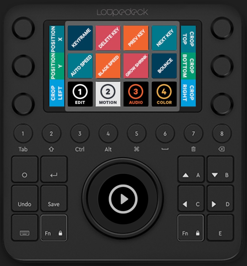 loupedeck ct bank 2 motion buttons