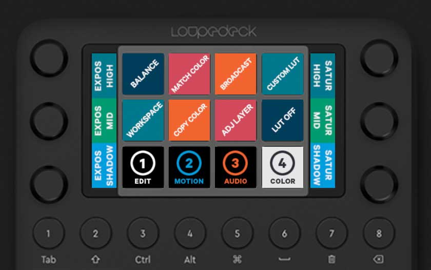 Color Grading shortcuts